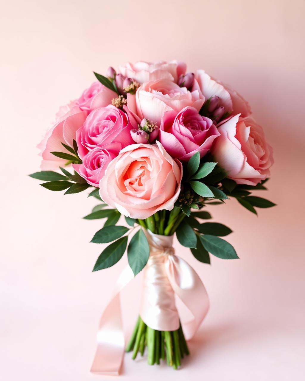 Blush bridal bouquet